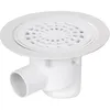 Image de Siphon sol plastique avec grille PVC sortie horizo