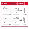 Image de Plaquettes de Frein TRW - métal fritté - MCB598SV