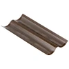 Image de Plaque 2 baguettes perforée anti-adhérent, Gobel - GOBEL