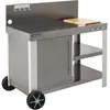 Image de COOKIN GARDEN Desserte Nova XL sur roues - 122x65x105 cm - Gris