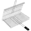 Image de Grille Cage Pliante Acier Chromé Métallique 40 X 30 Cm Cook In Garden
