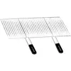 Image de Grille Barbecue Ajustable Acier Chromé Argent 70 X 40 Cm Cook'in Garden