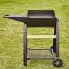 Image de Barbecue Charbon De Bois Tonino 50 - L 102xl71xh 90cm - Surface De Cuisson : 42x41,5 Cm - Noir