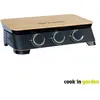 Image de COOKIN GARDEN Plancha gaz DUNE 70 - 3 feux - 6 kW - L 685×l 47×H 20cm - Surface cuisson : L 665×l 365cm - Noir