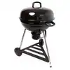 Image de Barbecue Charbon Smok Ch041t Acier Émaillé Noir Ø57cm Cook'in Garden
