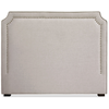 Image de Tête De Lit 140cm Tissu Beige Milan