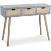 Image de Console scandinave 3 tiroirs Tatum Gris