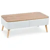 Image de Paris Prix - Table Basse Scandinave "arvika" 95cm Blanc