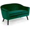 Image de Canapé 2 places scandinave savoy velours vert Savoy