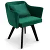 Image de Fauteuil Scandinave Velours Vert Nanté