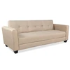 Image de Canapé Lit 3 Places Tissu Beige Cyane