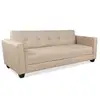 Image de Canapé convertible 3 places clayton tissu beige Clayton