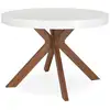 Image de Table ronde extensible myriade blanc Myriade