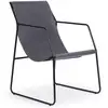 Image de Fauteuil Simili Cuir Et Métal Gris Ulrich
