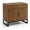 Image de Commode 2 tiroirs et 2 portes battantes Panara Chêne Clair