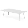 Image de Table basse rectangulaire bimix 120cm blanc