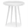 Image de Table d'appoint à rebord bimix 45cm blanc