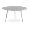 Image de Table basse ronde bimix 90cm argent