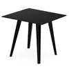 Image de Table d'appoint carrée bimix 40cm noir