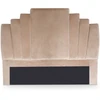 Image de Tête De Lit Velours Taupe Aria L 140cm