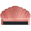 Image de Tête De Lit Velours Rose Erma L 180cm