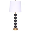 Image de Lampe À Poser Design "davina" 81cm Noir & Blanc