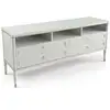 Image de Meuble tv élégant 4 tiroirs optimus beige clair et or Optimus