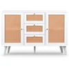 Image de Buffet Cannage En Rotin "lesa" 120cm Blanc