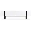 Image de Meuble Tv 2 Portes "valentin" 180cm Blanc & Noir