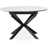 Image de Table À Manger Céramique Extensible "belli" 160cm Blanc