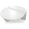 Image de Set de 2 tables basses design glowik blanc mat Set