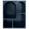 Image de Étagère 4 Niches Arche "kathrine" 80cm Noir