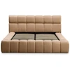 Image de Lit Coffre Matelassé En Tissu "seth" 180x200cm Beige