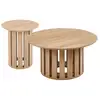 Image de Ensemble de 2 tables basses annabel chêne clair Ensemble