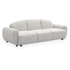 Image de Canapé Convertible 3 Places En Tissu "buddy" 234cm Gris