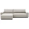 Image de MENZZO Canapé dangle convertible élégant Malone Tissu Beige -L288 x P160 x H86 cmSurface de couchage : 122 x 243 cm