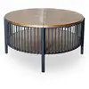 Image de Table Basse Avec Rangement "bertha" 84cm Naturel & Noir