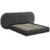Image de Lit Coffre Tête De Lit Modulable "comfy" 160x200cm Gris Foncé