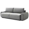 Image de Canapé convertible 3 places traviata velours gris Traviata