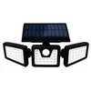 Image de Spot Solaire 3 Tetes Avec Ir 800 Lumens