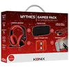Image de Pack Accessoires Konix Mythics pour Nintendo Switch - Casque Housse Boîtier Jeux Câble Verre