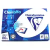 Image de Ramette De Papier - A4 - Blanc - 80g - Impression - 200 Feuilles - Clairefontaine Clairalfa