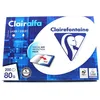 Image de Ramette de papier - A4 - Blanc - 80g - Impression - 200 feuilles - Clairefontaine Clairalfa