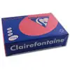 Image de Ramette De Papier - A4 - Rouge Groseille - 210g - Impression - 250 Feuilles - Clairefontaine Trophée