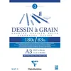 Image de Bloc dessin - CLAIREFONTAINE - A3 - 180g - 30 feuilles - Grain encollé
