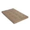 Image de Matelas Futon Coton Fibres Taupe 160x200