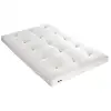 Image de Matelas futon écru latex et fibres confort et fabrication française couleur écru 140 x 190 cm Matelas Futon Latex