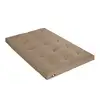 Image de Matelas Futon Latex Fibres Taupe 160x200