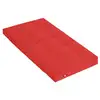 Image de Matelas futon latex et fibres, fabrication française couleur - rouge, - 90 x 190 cm