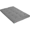 Image de Matelas Futon Latex Et Fibres Gris Clair 140x190